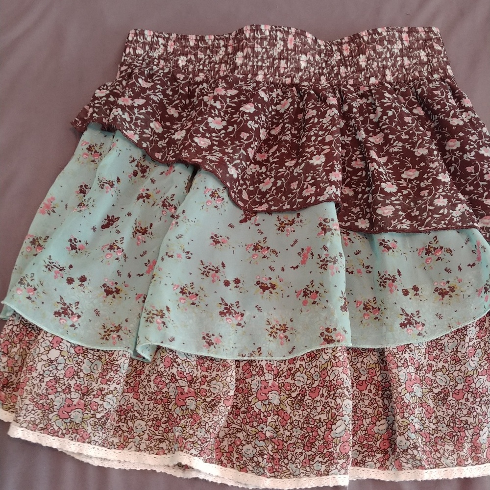 Maurices layered short skirt